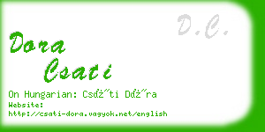 dora csati business card